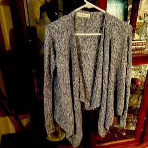 Abercrombie kids cardigan girls XL blue and grey color